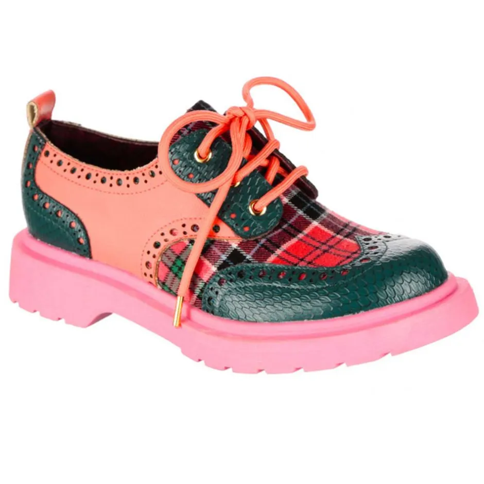 Loafers/Oxfords-Irregular Choice Smart N Spiffy Pink