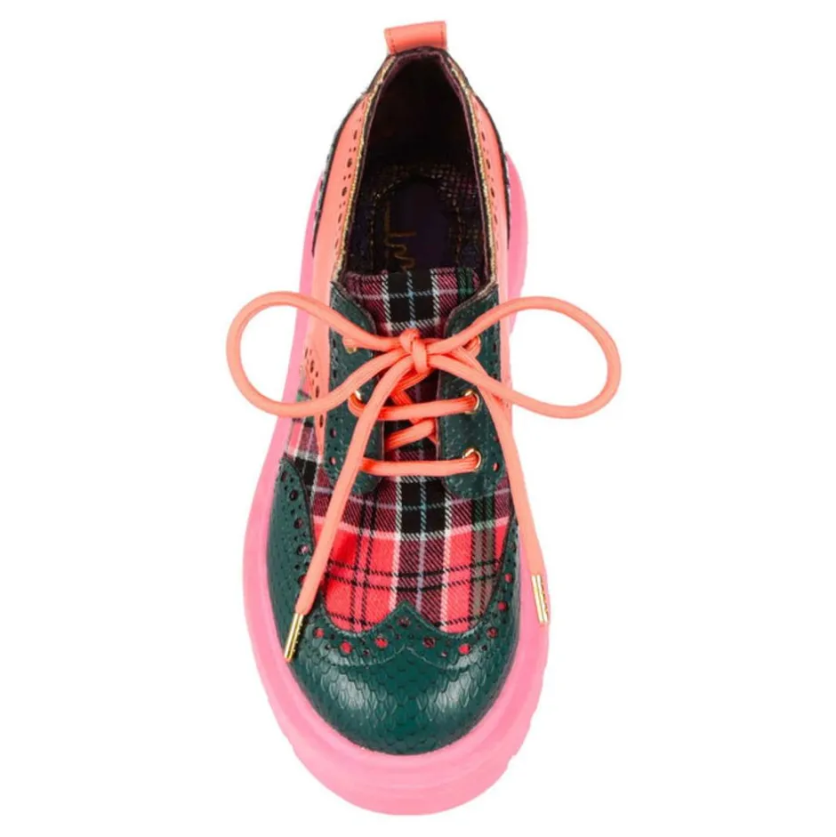Loafers/Oxfords-Irregular Choice Smart N Spiffy Pink