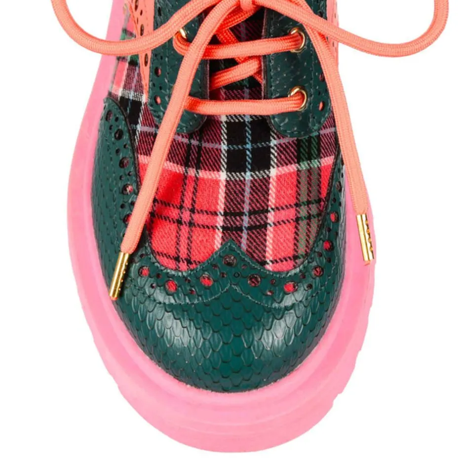 Loafers/Oxfords-Irregular Choice Smart N Spiffy Pink