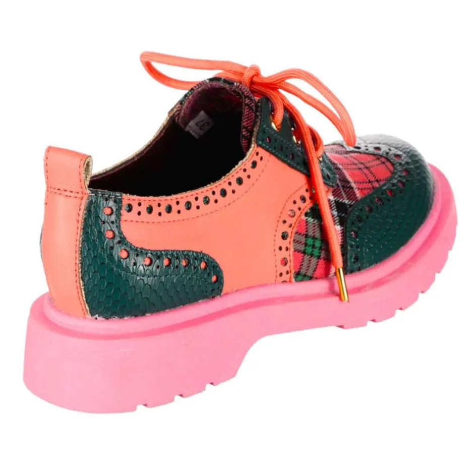 Loafers/Oxfords-Irregular Choice Smart N Spiffy Pink