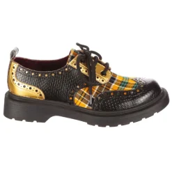 Loafers/Oxfords-Irregular Choice Smart N Spiffy Gold