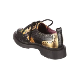 Loafers/Oxfords-Irregular Choice Smart N Spiffy Gold