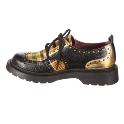 Loafers/Oxfords-Irregular Choice Smart N Spiffy Gold