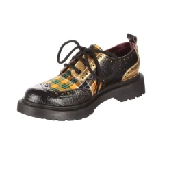 Loafers/Oxfords-Irregular Choice Smart N Spiffy Gold