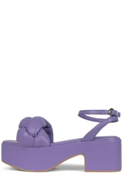 Sandal-Jeffrey Campbell Braided Platform Sandal Lilac