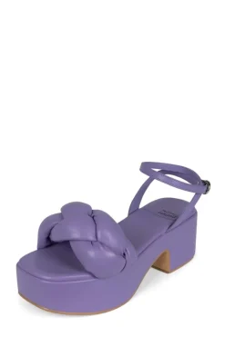 Sandal-Jeffrey Campbell Braided Platform Sandal Lilac
