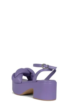 Sandal-Jeffrey Campbell Braided Platform Sandal Lilac