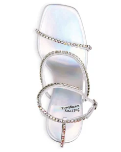Heel-Jeffrey Campbell Demonica Silver Iridescent Combo
