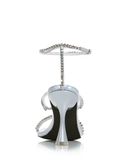 Heel-Jeffrey Campbell Demonica Silver Iridescent Combo