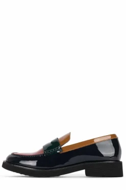 Loafers/Oxfords-Jeffrey Campbell Lenna Loafer Navy