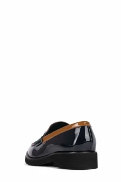 Loafers/Oxfords-Jeffrey Campbell Lenna Loafer Navy