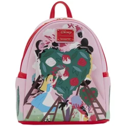 Bags-Loungefly Alice In Wonderland Painting The Roses Red Mini Backpack