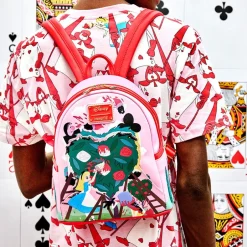Bags-Loungefly Alice In Wonderland Painting The Roses Red Mini Backpack