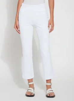 Jeans-Lysse Ankle Denim Baby Bootcut White