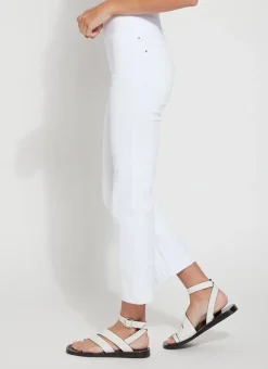 Jeans-Lysse Ankle Denim Baby Bootcut White