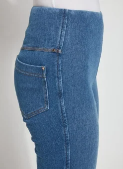 Jeans-Lysse Ankle Denim Baby Bootcut Mid Wash