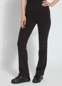 Pants-Lysse Baby Bootcut Denim Midtown Black