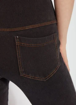 Pants-Lysse Baby Bootcut Denim Midtown Black