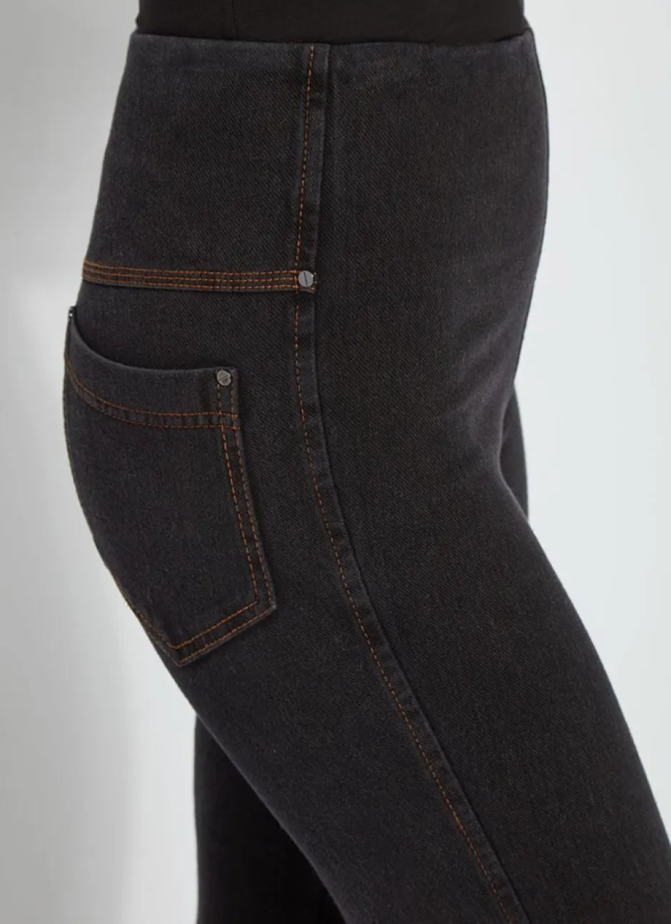Pants-Lysse Baby Bootcut Denim Midtown Black