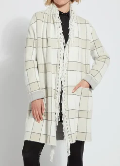 Coats-Lysse Mystic Fringe Sweater Coat Winterland Plaid