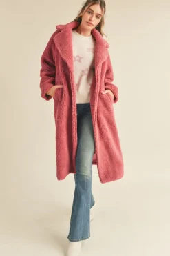 Coats-&Merci &Merci Full Length Teddy Coat