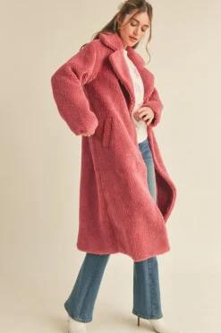 Coats-&Merci &Merci Full Length Teddy Coat