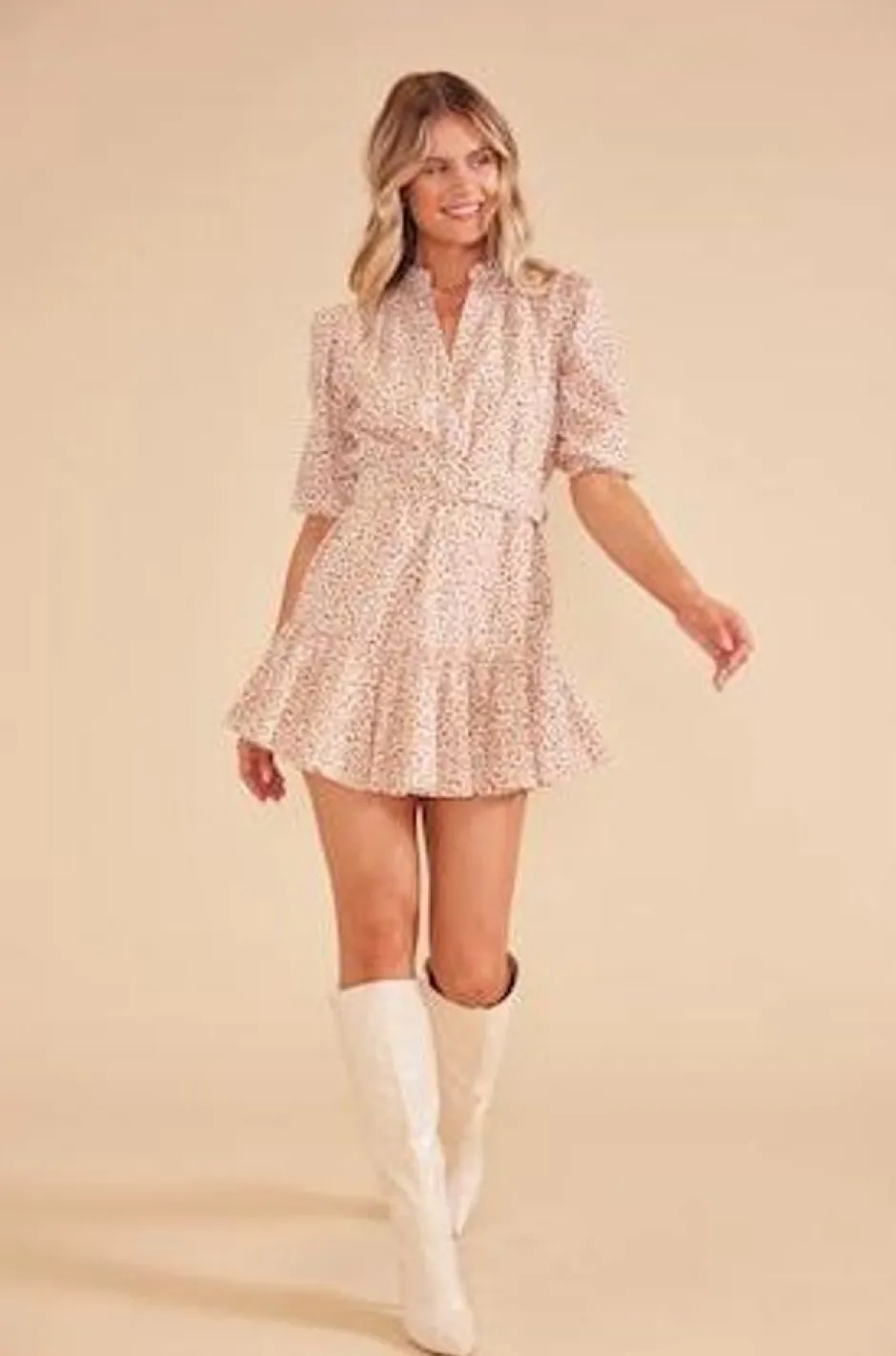 Mini-MINKPINK Freya Belted Mini Dress