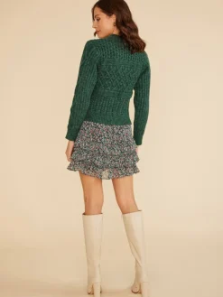 Sweaters-MINKPINK Kira Green Knit Jumper