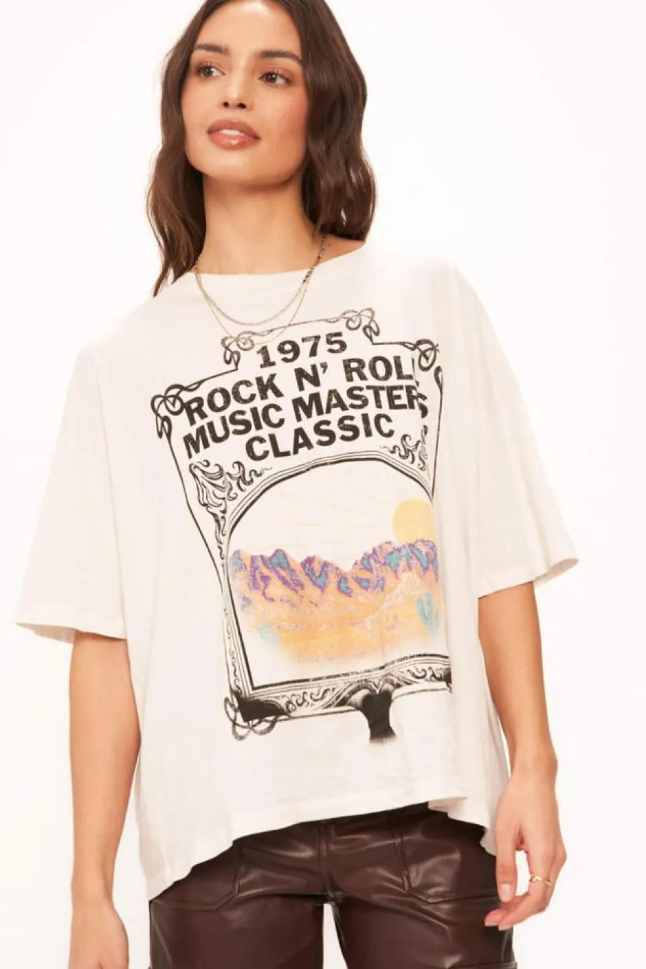 T-Shirts-Project Social T Classic Rock Perfect Bf Tee