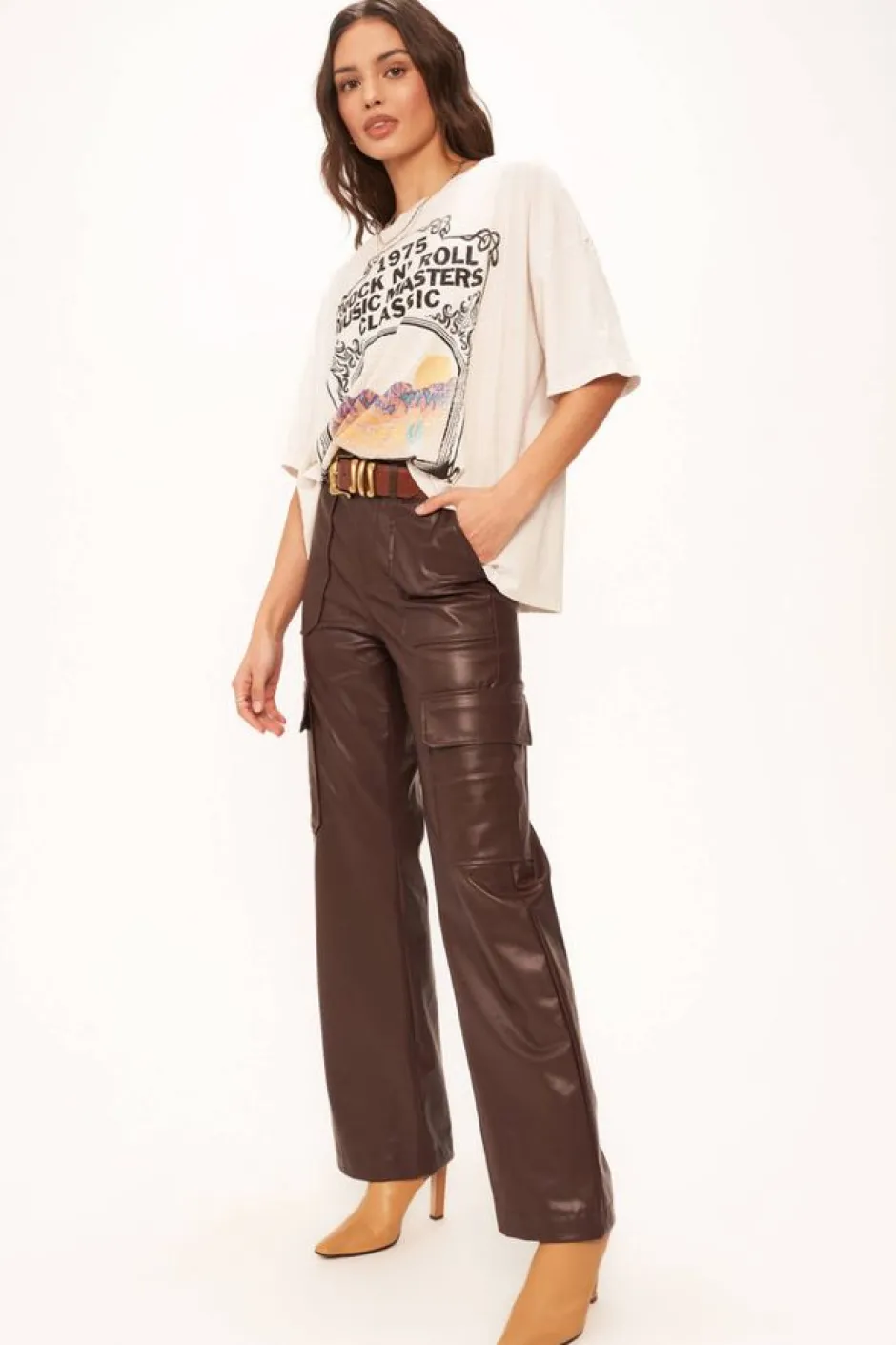 T-Shirts-Project Social T Classic Rock Perfect Bf Tee