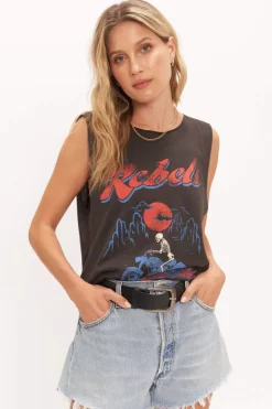 Tanks-Project Social T Rebels Raw Black Tank
