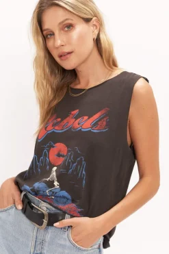 Tanks-Project Social T Rebels Raw Black Tank