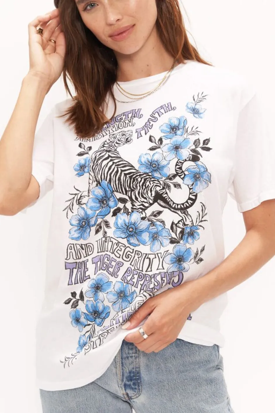 T-Shirts-Project Social T Tiger Energy Easy Fit Tee