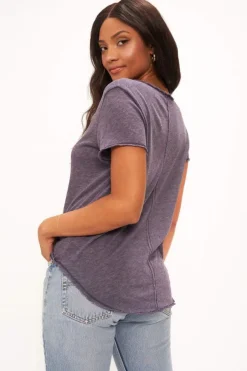 T-Shirts-Project Social T Wearever Tee Moondust Purple