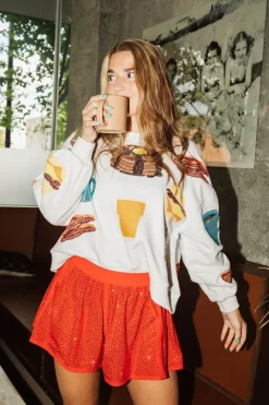 Sweatshirts-Queen of Sparkles Breakfast Sweatshirt