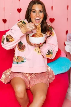Sweatshirts-Queen of Sparkles Carb Queen Sweatshirt