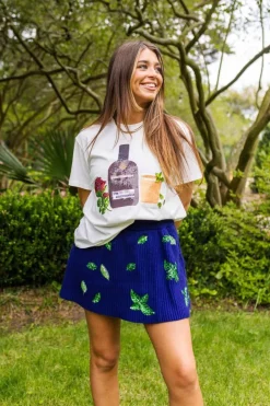 T-Shirts-Queen of Sparkles Mint Julep Tee