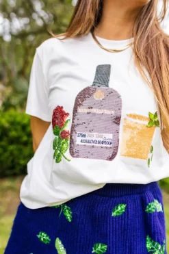 T-Shirts-Queen of Sparkles Mint Julep Tee