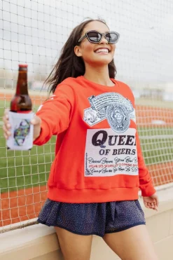 Sweatshirts-Queen of Sparkles Queen Of Beers Sweatshirt