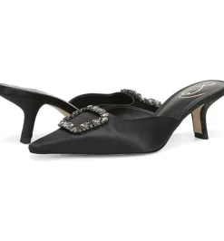 Heel-Sam Edelman Brit Jewel Black Satin