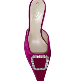 Heel-Sam Edelman Brit Jewel Raspberry Velvet