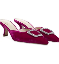 Heel-Sam Edelman Brit Jewel Raspberry Velvet