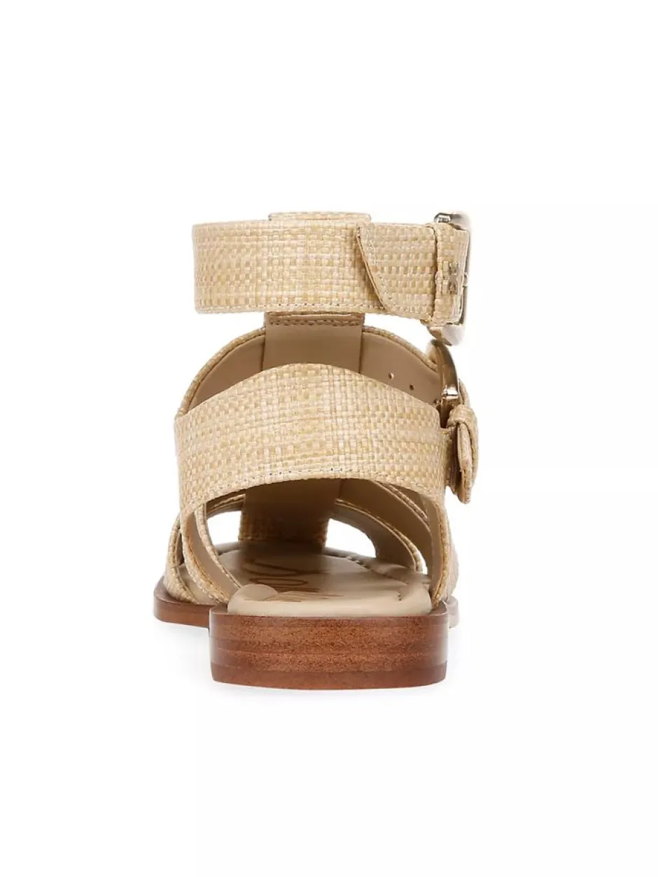 Sandal-Sam Edelman Dawn Ankle Buckle Sandal Bleached Beechwood Weave
