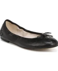 Flat-Sam Edelman Felicia Black Leather
