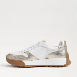 Sneaker-Sam Edelman Layla Sneaker White/Gold