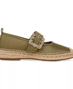 Flat-Sam Edelman Maddy Mary Jane Espadrille Wild Moss