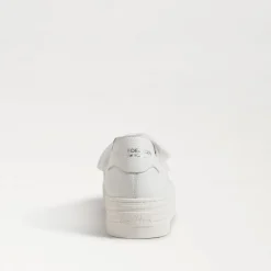 Sneaker-Sam Edelman Pippy White Leather Sneaker