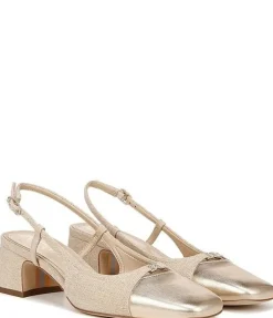 Heel-Sam Edelman Tarra 2 Gold Slingback