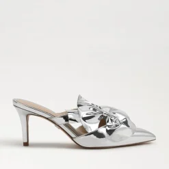 Heel-Sam Edelman Veranda Mule Pump Soft Silver