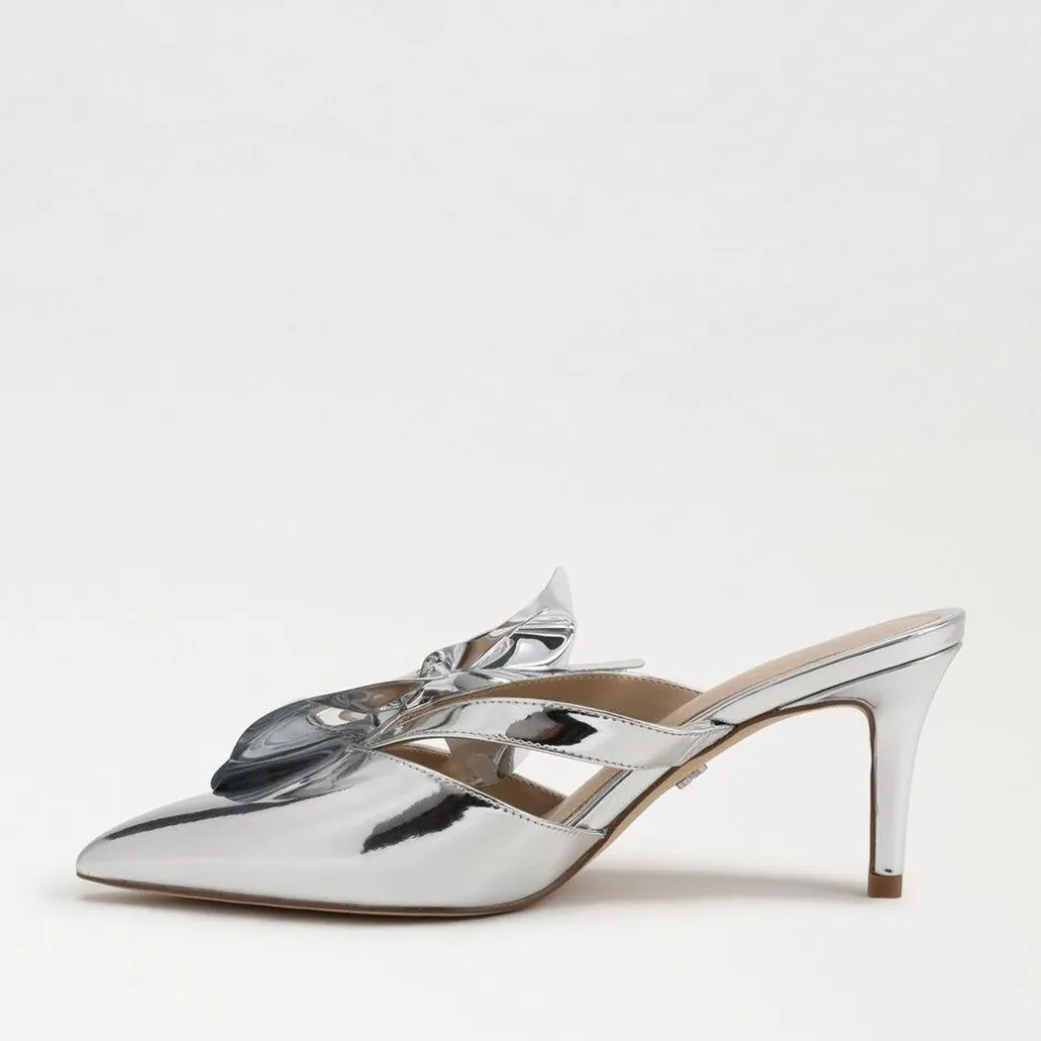 Heel-Sam Edelman Veranda Mule Pump Soft Silver